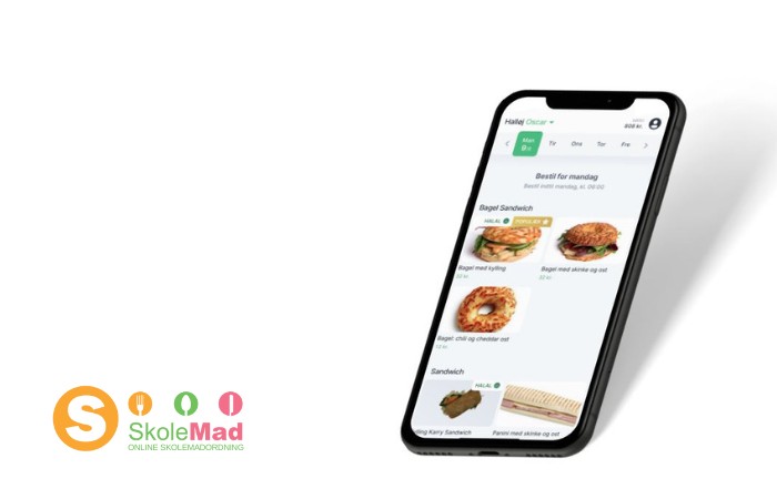 Bestil mad via Sskolemad app